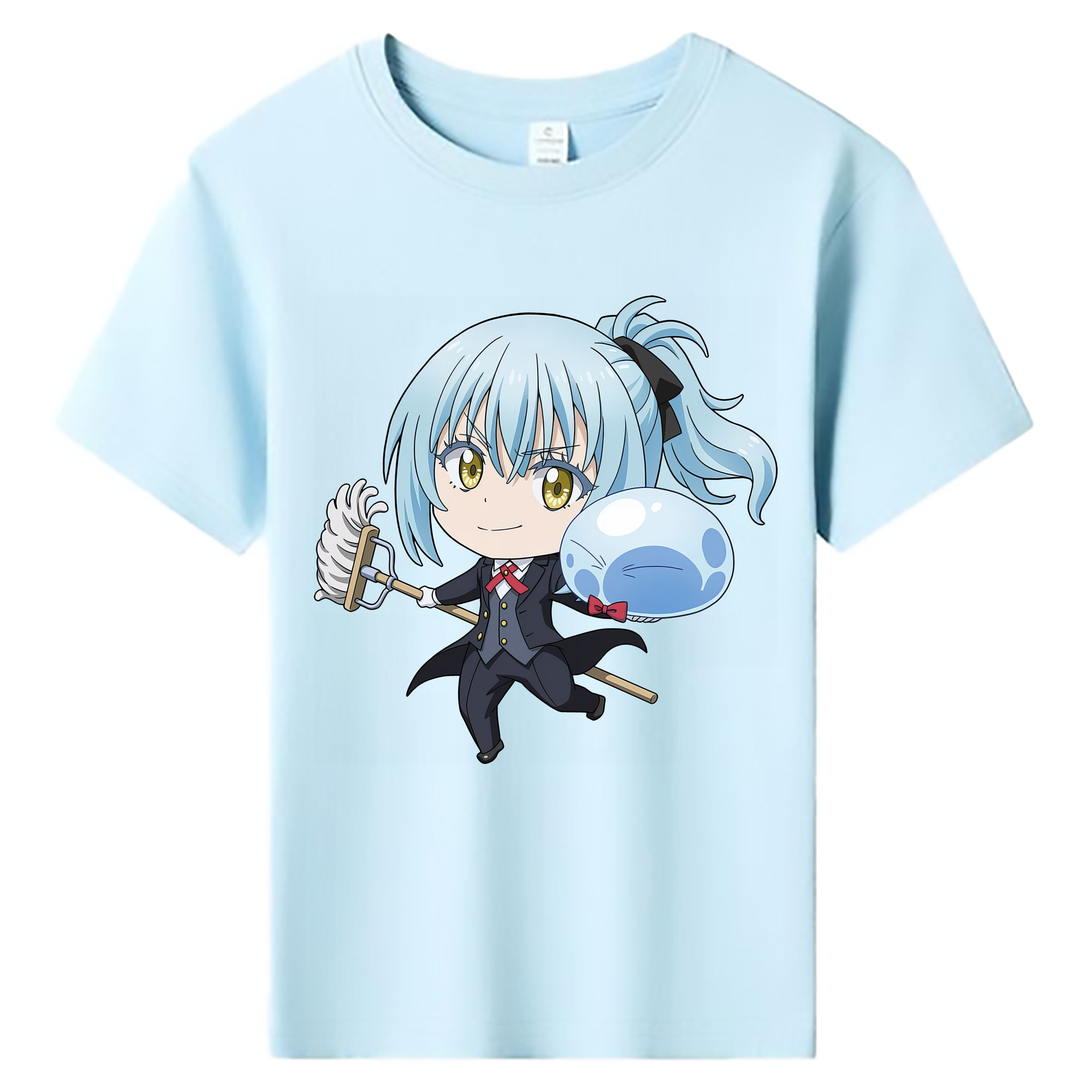 （画像用） 転スラ Regarding Reincarnated to Slime 綿100％キッズTシャツ（フロントプリント）